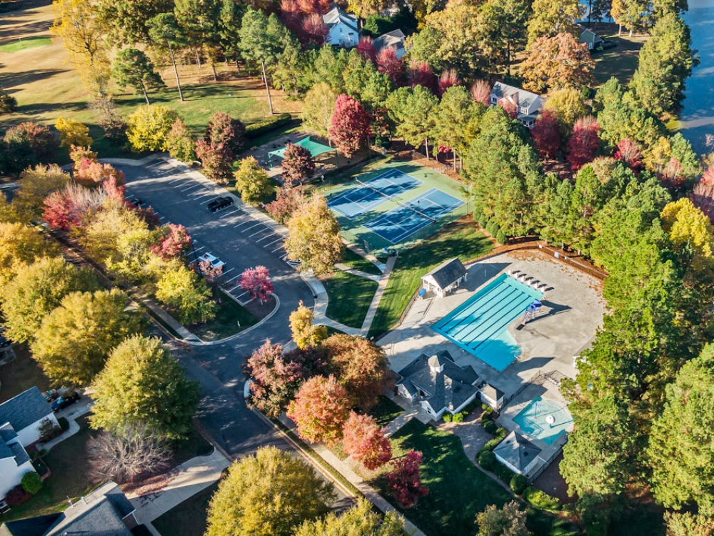 Illustrated guide showing a family-friendly backyard with adaptive landscaping for kids and adults—residential landscape design created by Honeycutt Landscaping Inc.